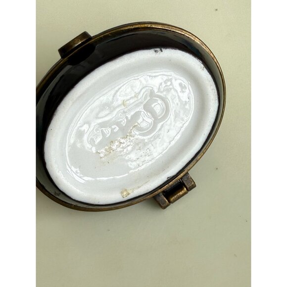 Vintage 90's Dept 56 Bee Happy Small Porcelain Trinket Box - Picture 5 of 8